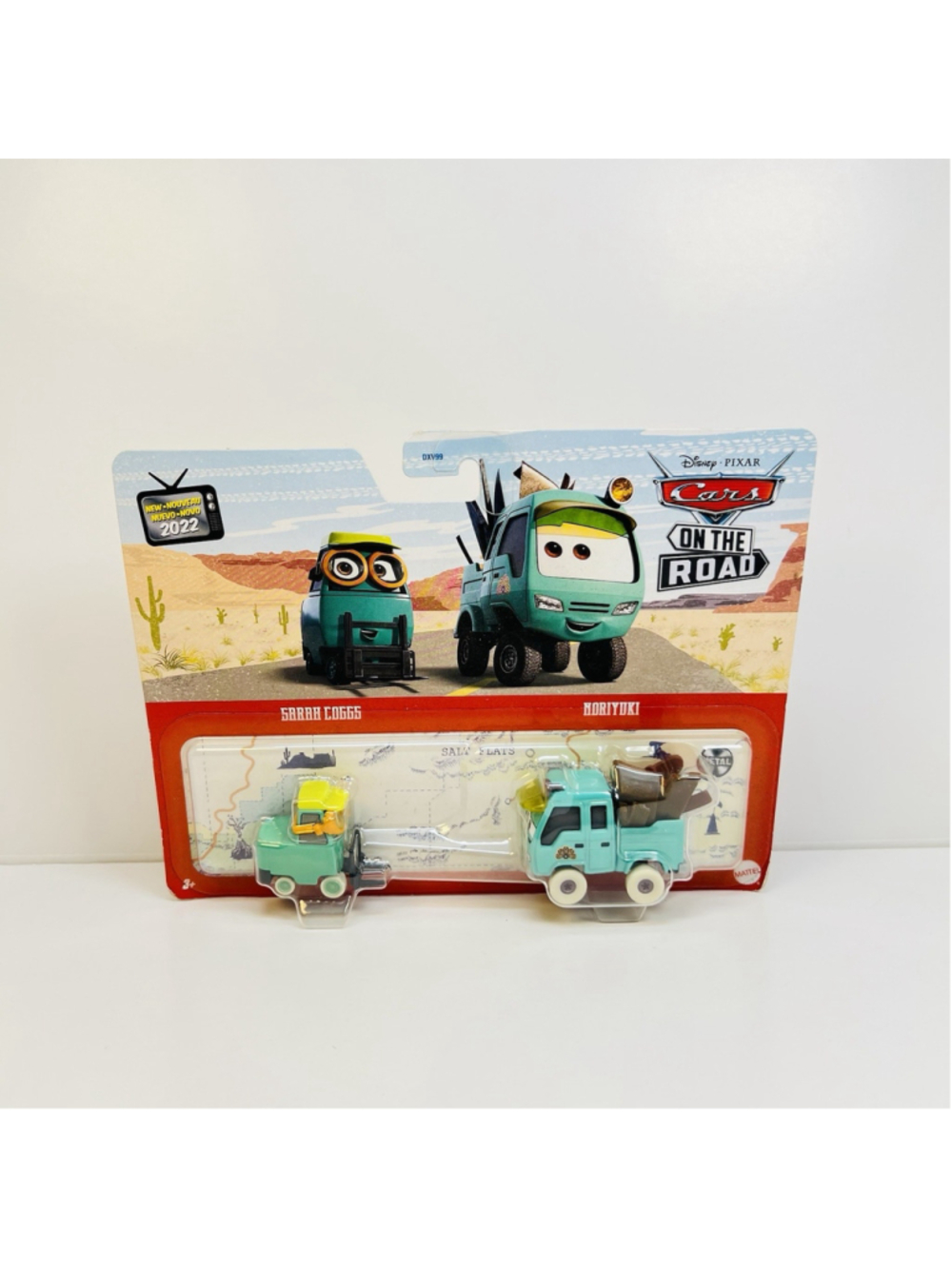 SARAH COGGS & NORIYUKI Disney Pixar Cars Metal 2 pack NEW on the road